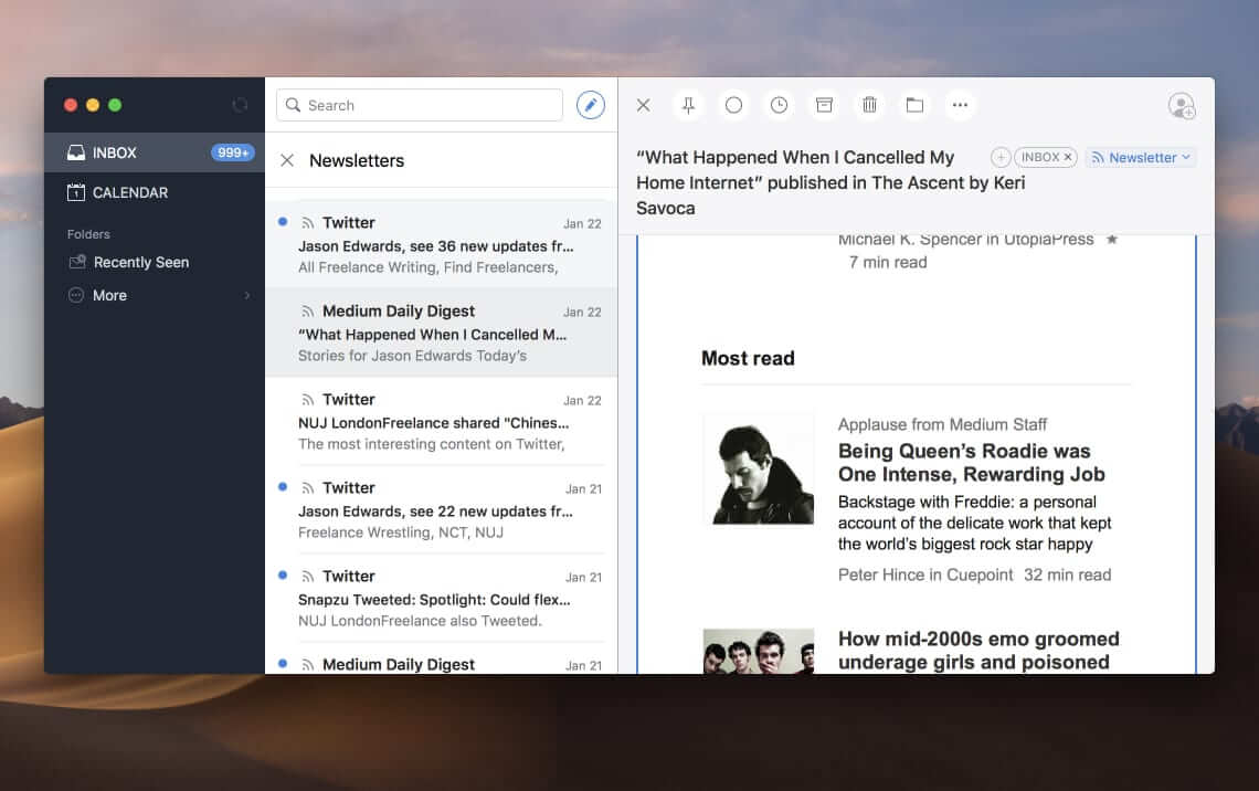 best email client for mac with tracking